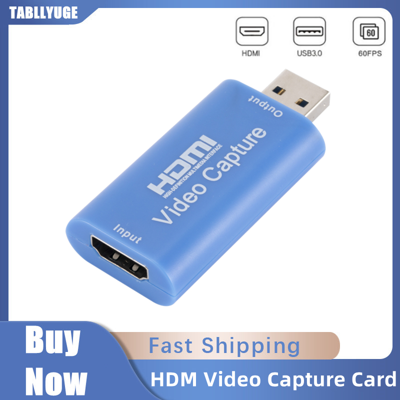 Capture Card Hdmi - HD 1080P Type-C HDMI-compatible USB Micro