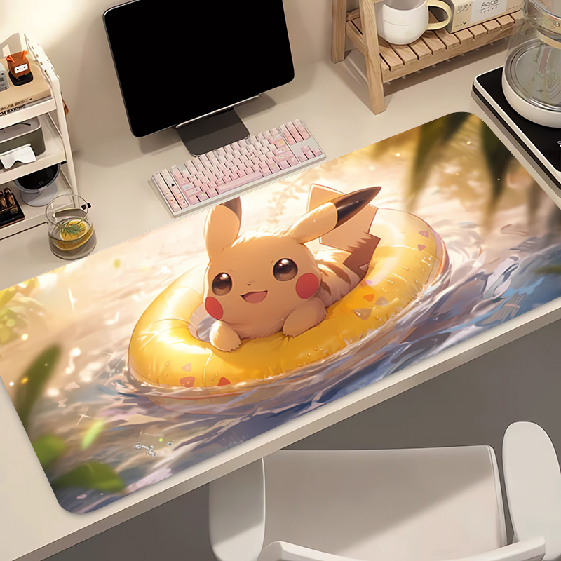 Pc Gaming Used - Anime Mouse Pad Pokemon Pikachu Large