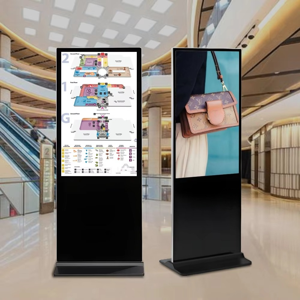 Monitor Stand - 43-Inch Indoor Floor Stand Kiosk Rk3568