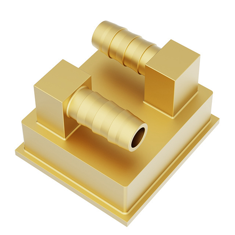 Pc Gaming Water Cooling - Copper Water-Cooled Heat Absorber CNC Integrated