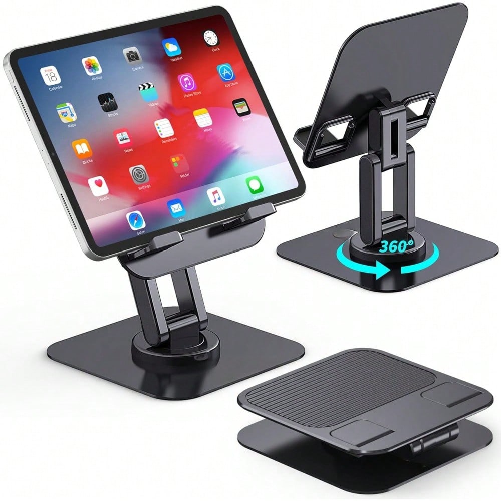 Monitor Stand - Stand, 360° Rotating Adjustable Foldable Tablet
