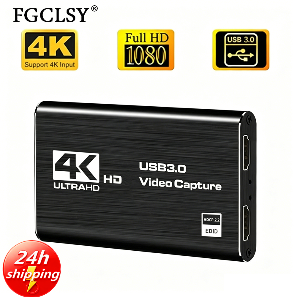 4K HDMI-Compatible to USB 3.0  - Capture Card Hdmi avaliação e preço