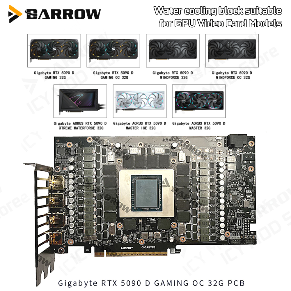 Barrow VGA Water Block for Gig - Pc Gaming Water Cooling avaliação e preço