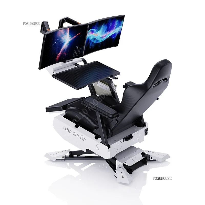 Reclining Gaming Station Cockp - Monitor Stand avaliação e preço