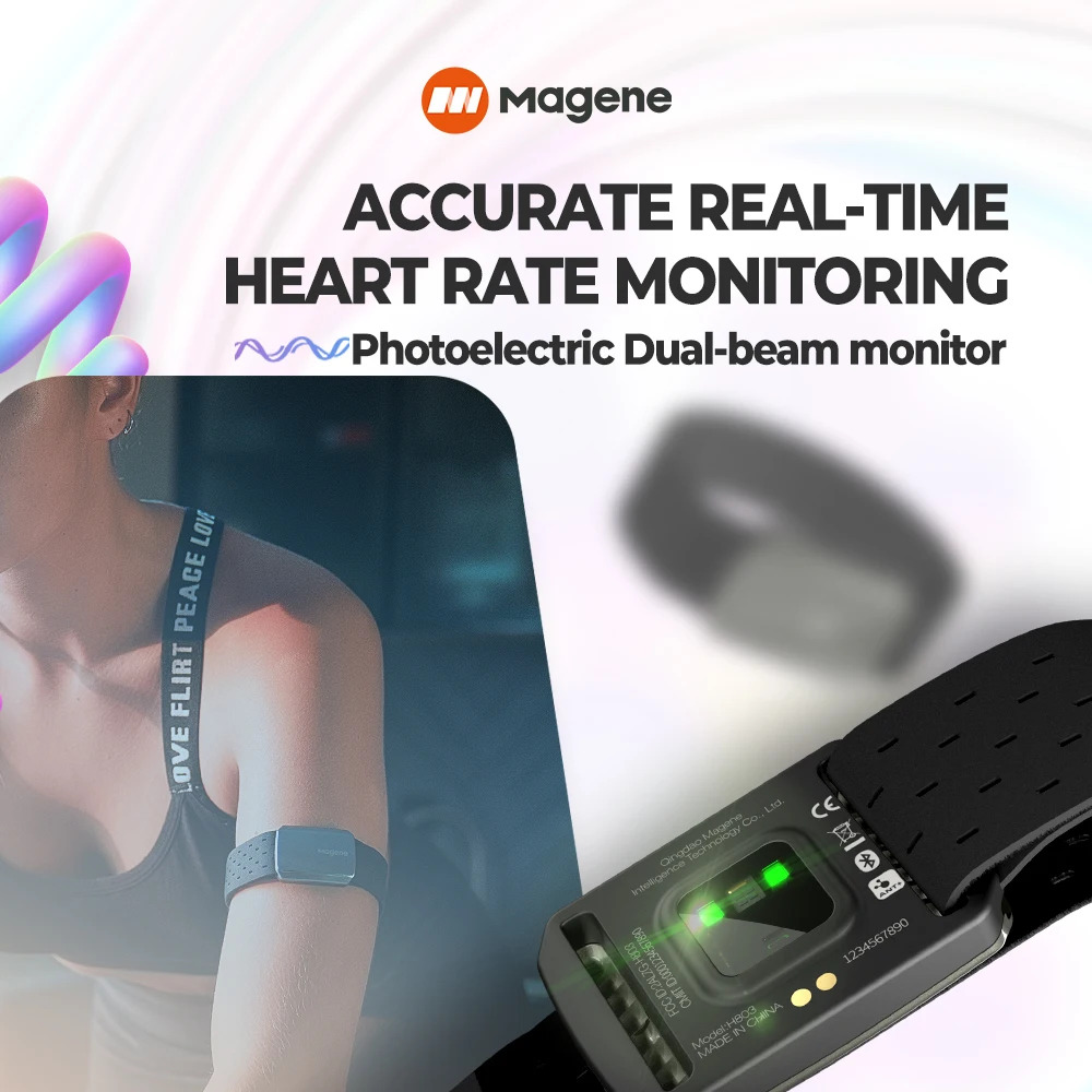 Magene H803 Heart Rate Armband - Monitor Stand avaliação e preço