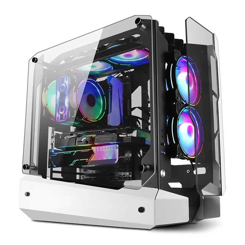 New Design White Computer Casi - Pc Unit For Gaming avaliação e preço