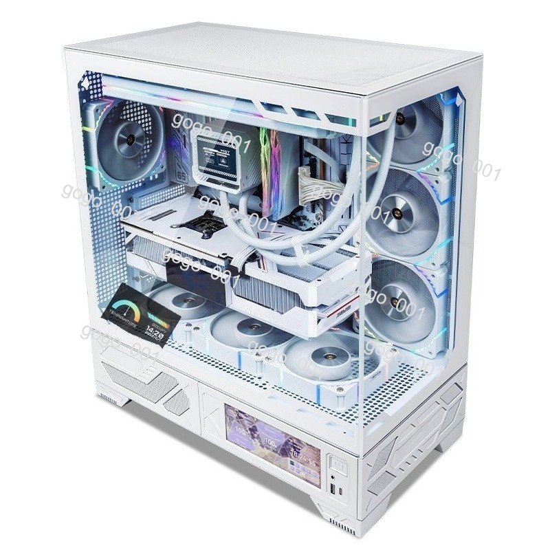 Panoramic ATX PC Case with 6.2 - Pc Gaming Water Cooling avaliação e preço
