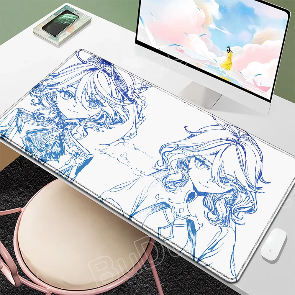 Line Drawing Genshin Impact Fu - Pc Gaming Drawing avaliação e preço