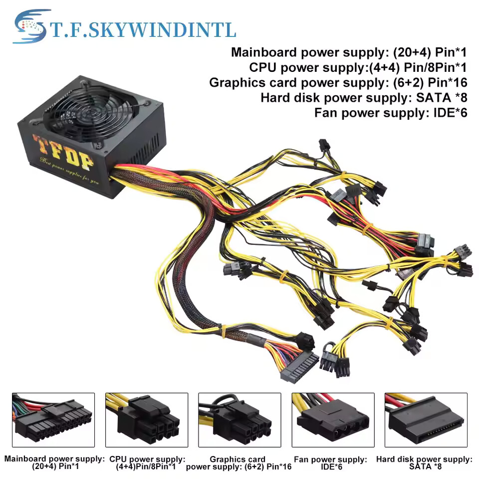 1200W Computer PC Power Supply - Pc Unit For Gaming avaliação e preço