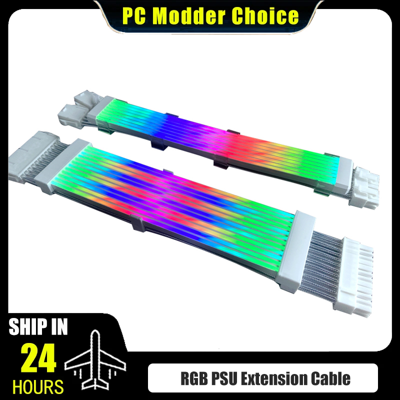 PSU Extension Cable RGB Strime - Pc Gaming Lian Li avaliação e preço