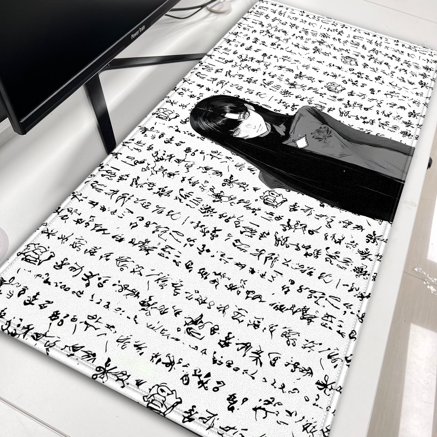 Anime Girl Mouse Pad Large Bla - Pc Gaming Drawing avaliação e preço