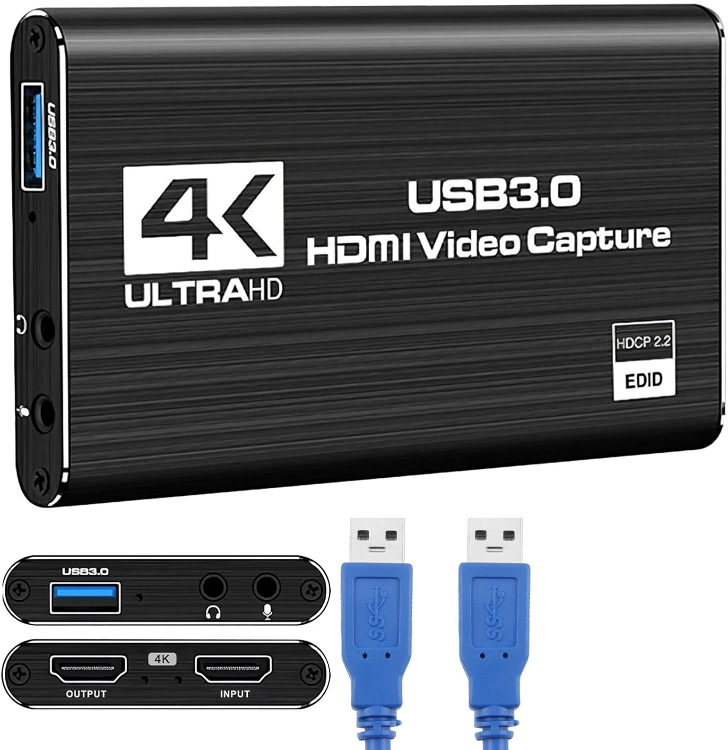 4K USB 3.0 Video Capture Card  - Capture Card Hdmi avaliação e preço