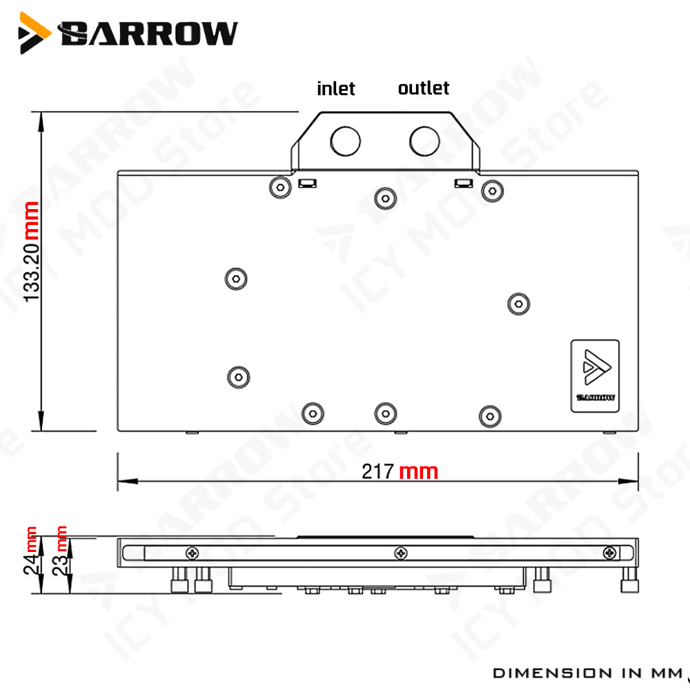Barrow Graphics Card Water Coo - Pc Gaming Water Cooling avaliação e preço