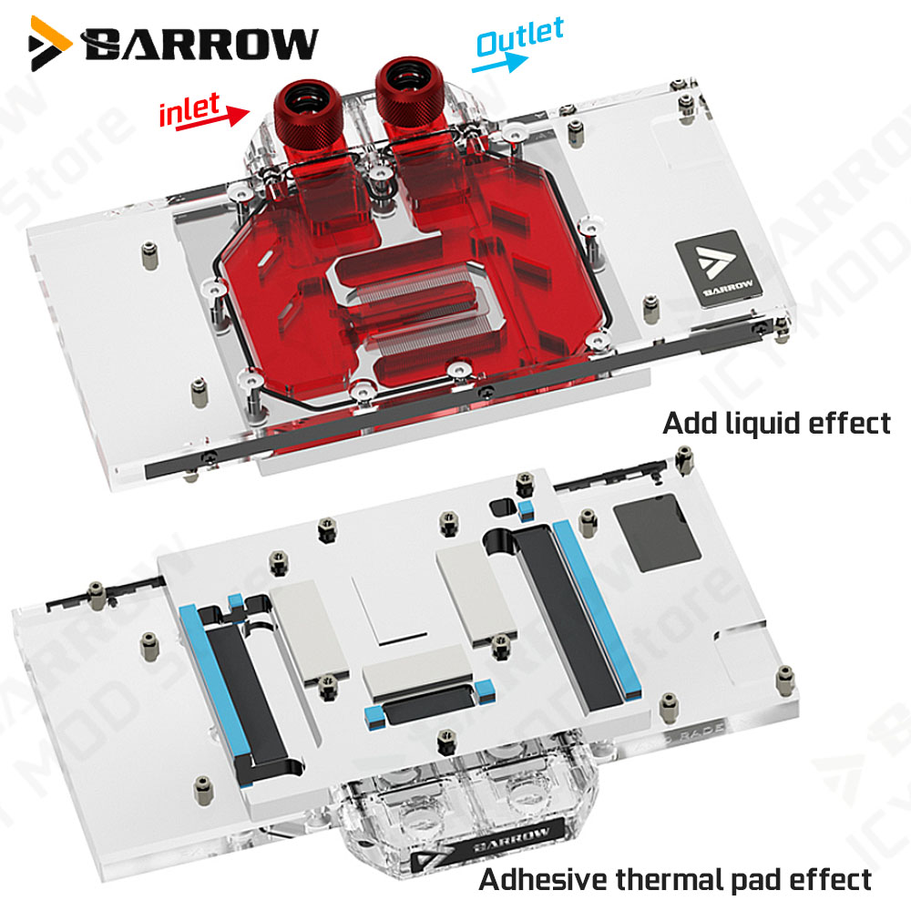 Barrow Graphics Card Water Coo - Pc Gaming Water Cooling avaliação e preço