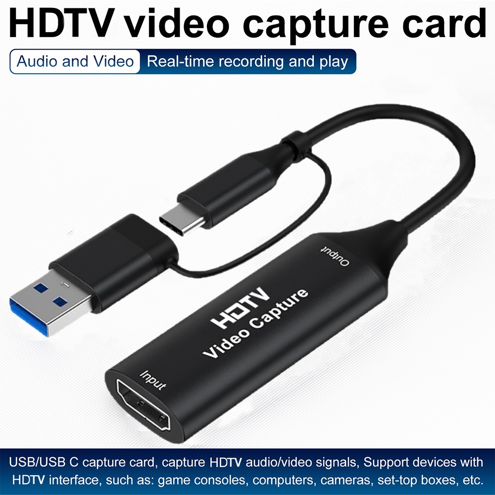 2 in 1 USB 3.0 Video Capture C - Capture Card Hdmi avaliação e preço