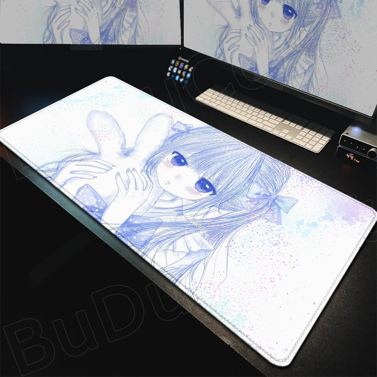 Computer Mouse Pad  Cute line  - Pc Gaming Drawing avaliação e preço