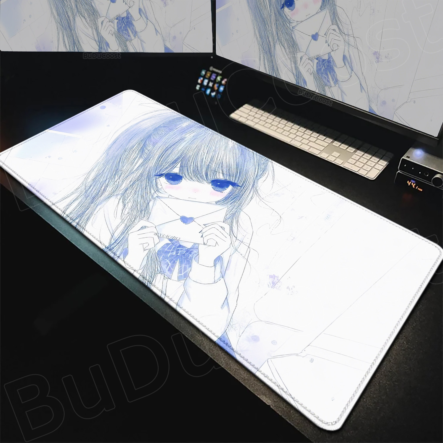 Computer Mouse Pad  Cute line  - Pc Gaming Drawing avaliação e preço