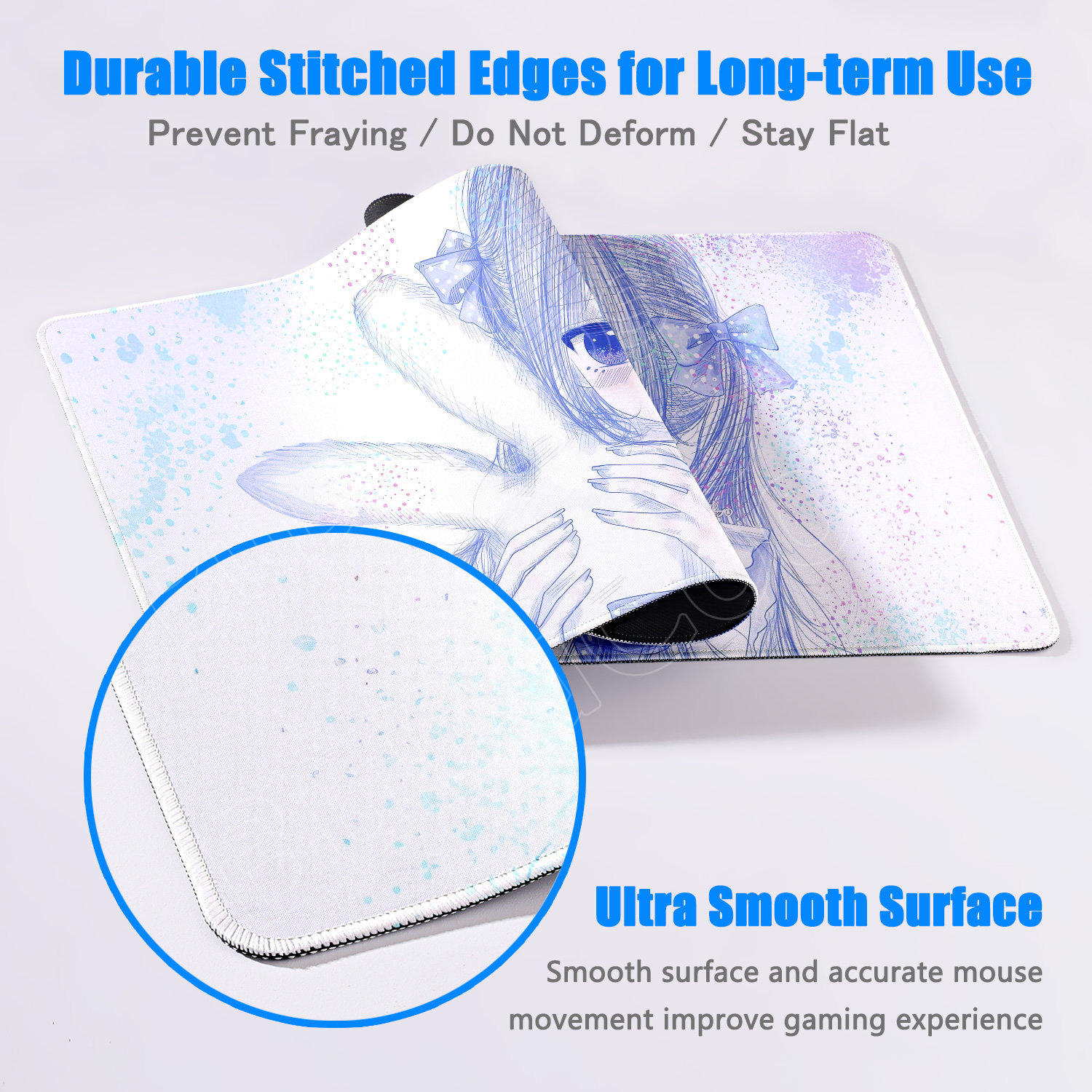 Computer Mouse Pad  Cute line  - Pc Gaming Drawing avaliação e preço