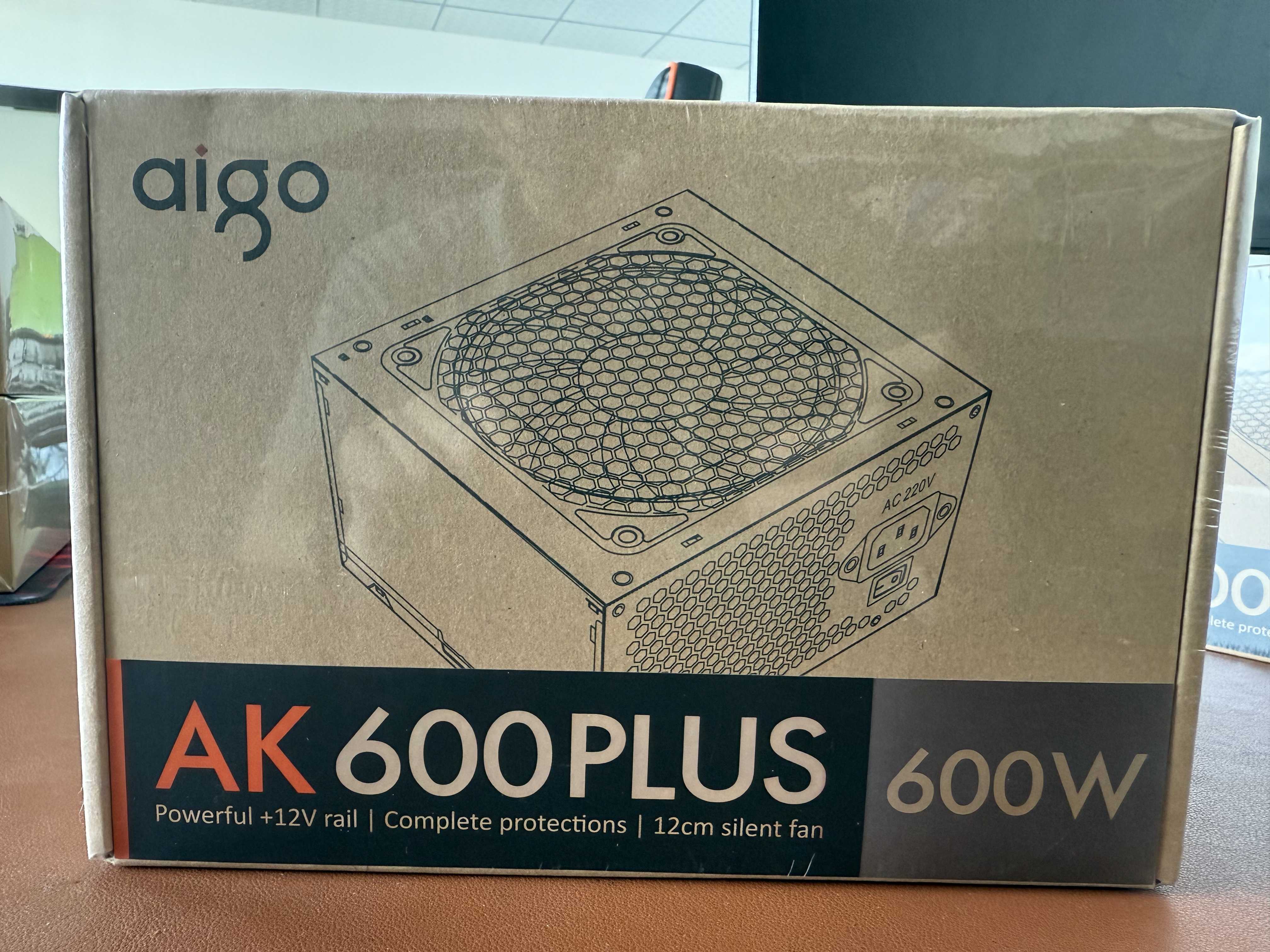 Aigo AK 600W PC PSU Power Supp - Pc Unit For Gaming avaliação e preço