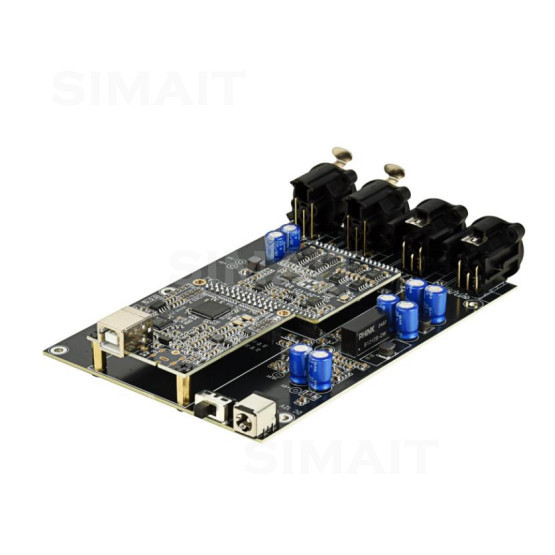 USB ASIO Audio Interface XMOS  - Sound Card Usb avaliação e preço