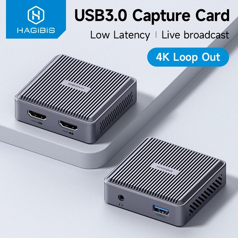 Hagibis 4K HDMI-Compatible Vid - Capture Card Hdmi avaliação e preço