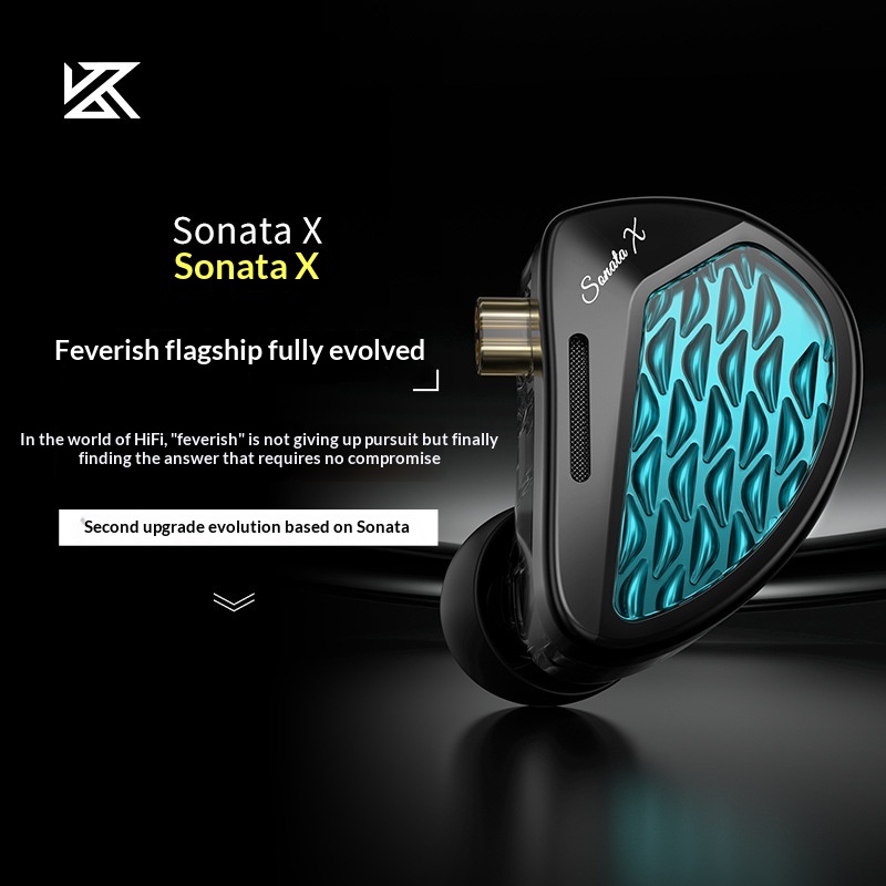 KZ Sonata X In-Ear Monitor Ear - Pc Unit For Gaming avaliação e preço