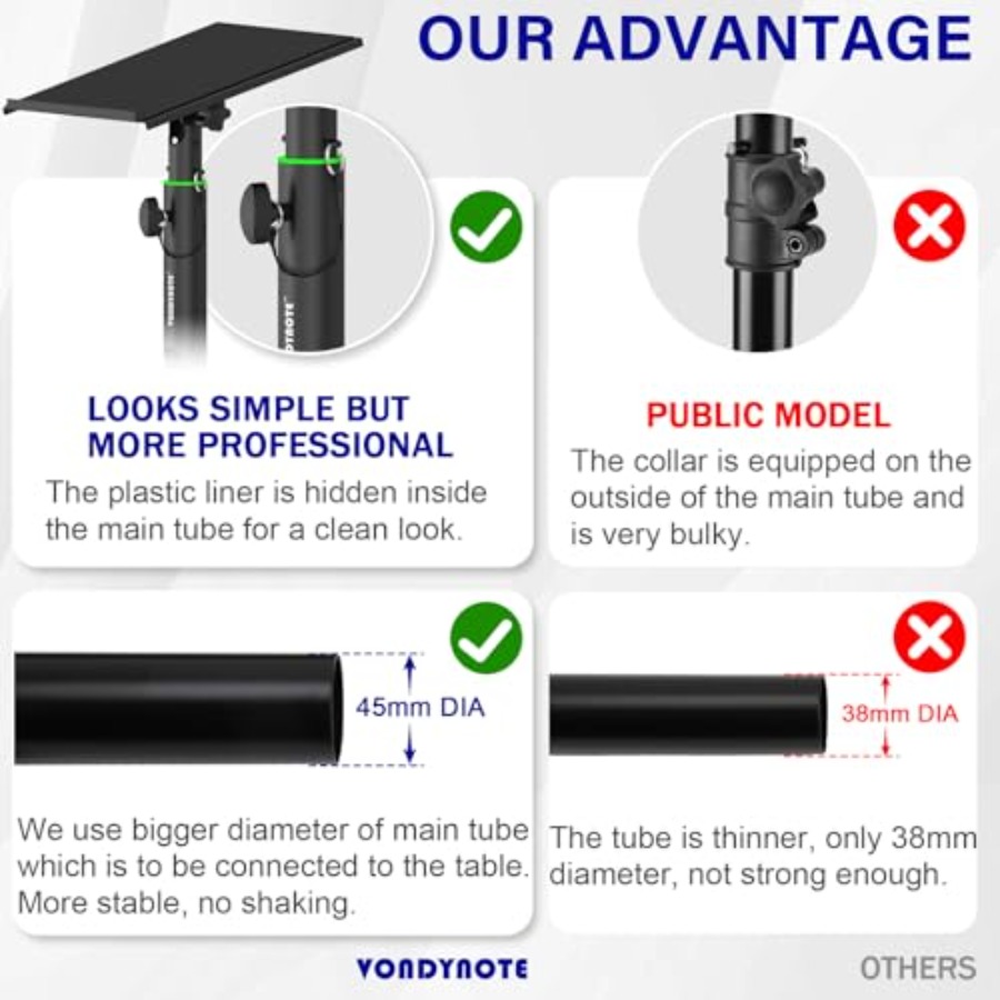 Pair of Studio Monitor Stands  - Monitor Stand avaliação e preço