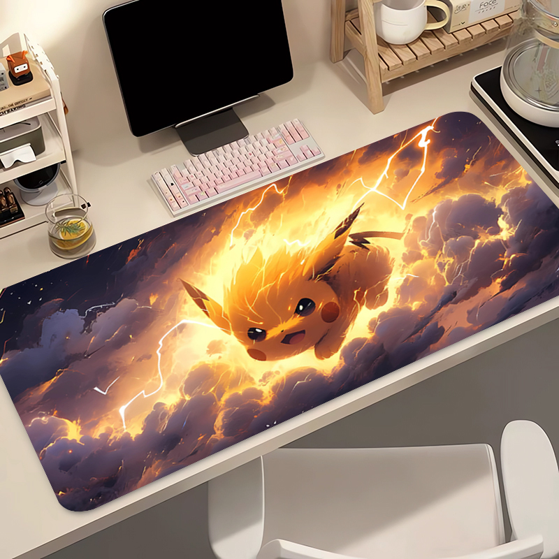 Anime Mouse Pad Pokemon Pikach - Pc Gaming Used avaliação e preço
