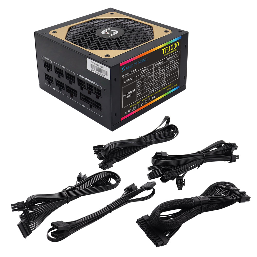 T.F.SKYWINDINTL 1000W Rgb ATX  - Pc Gaming Watt avaliação e preço