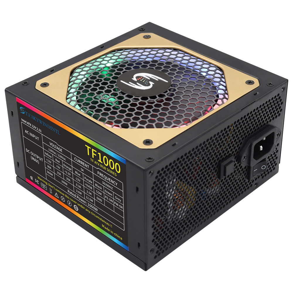 T.F.SKYWINDINTL 1000W Rgb ATX  - Pc Gaming Watt avaliação e preço