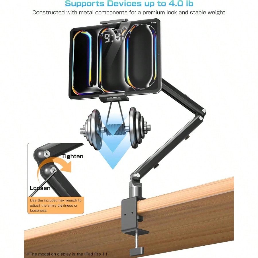 Tablet Arm Stand Desk, Portabl - Monitor Stand avaliação e preço