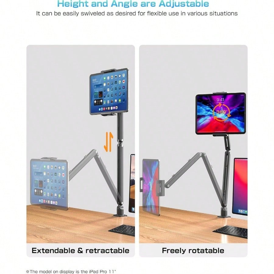 Tablet Arm Stand Desk, Portabl - Monitor Stand avaliação e preço