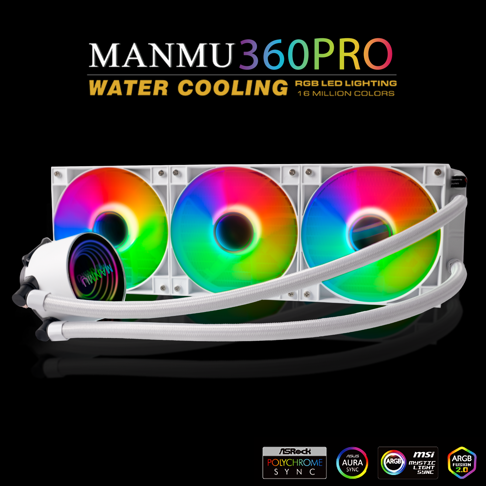 MANMU 360mm 240mm ARGB All-in- - Pc Gaming Liquid Cooling avaliação e preço