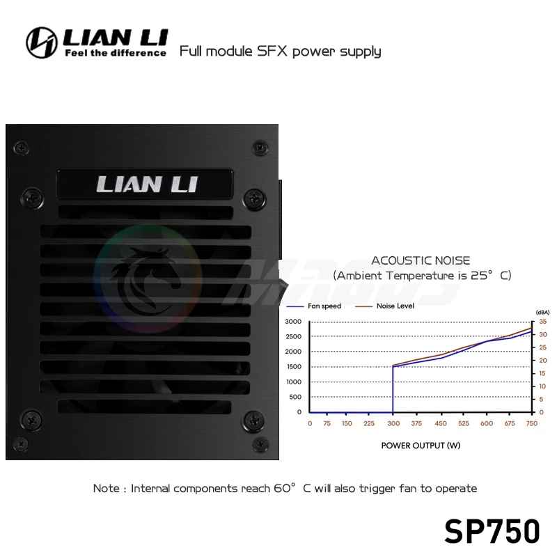 LIAN LI PSU 750w SFX Power Sup - Pc Gaming Lian Li avaliação e preço