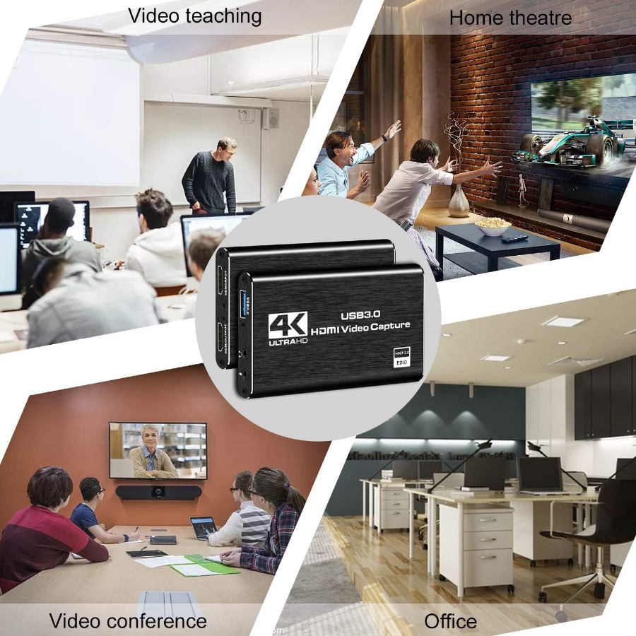 4K USB 3.0 Video Capture Card  - Capture Card Hdmi avaliação e preço