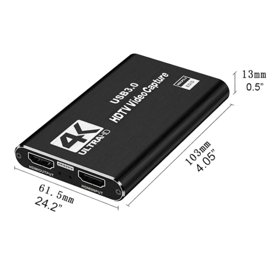 4K USB 3.0 Video Capture Card  - Capture Card Hdmi avaliação e preço