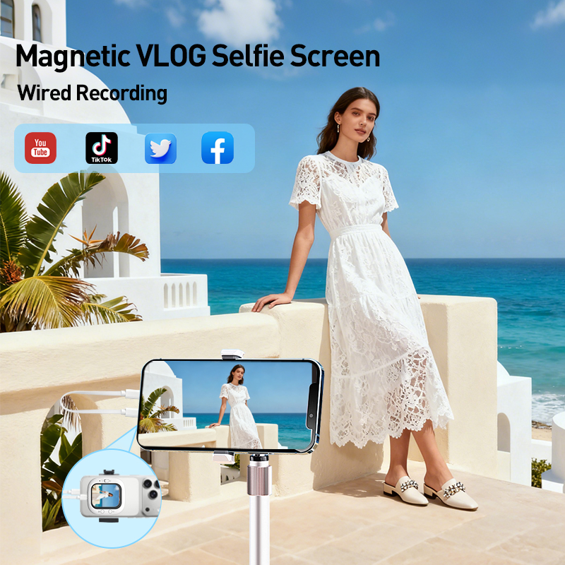 Phone Vlog Selfie Monitor Scre - Monitor Stand avaliação e preço