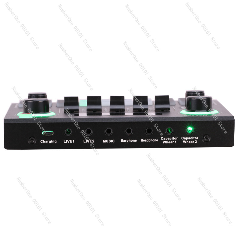 V9 Sound Card Microphone Set U - Sound Card Usb avaliação e preço