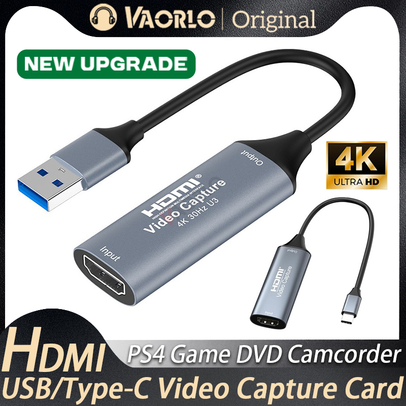4K USB3.0/Type-C Video Capture - Capture Card Hdmi avaliação e preço