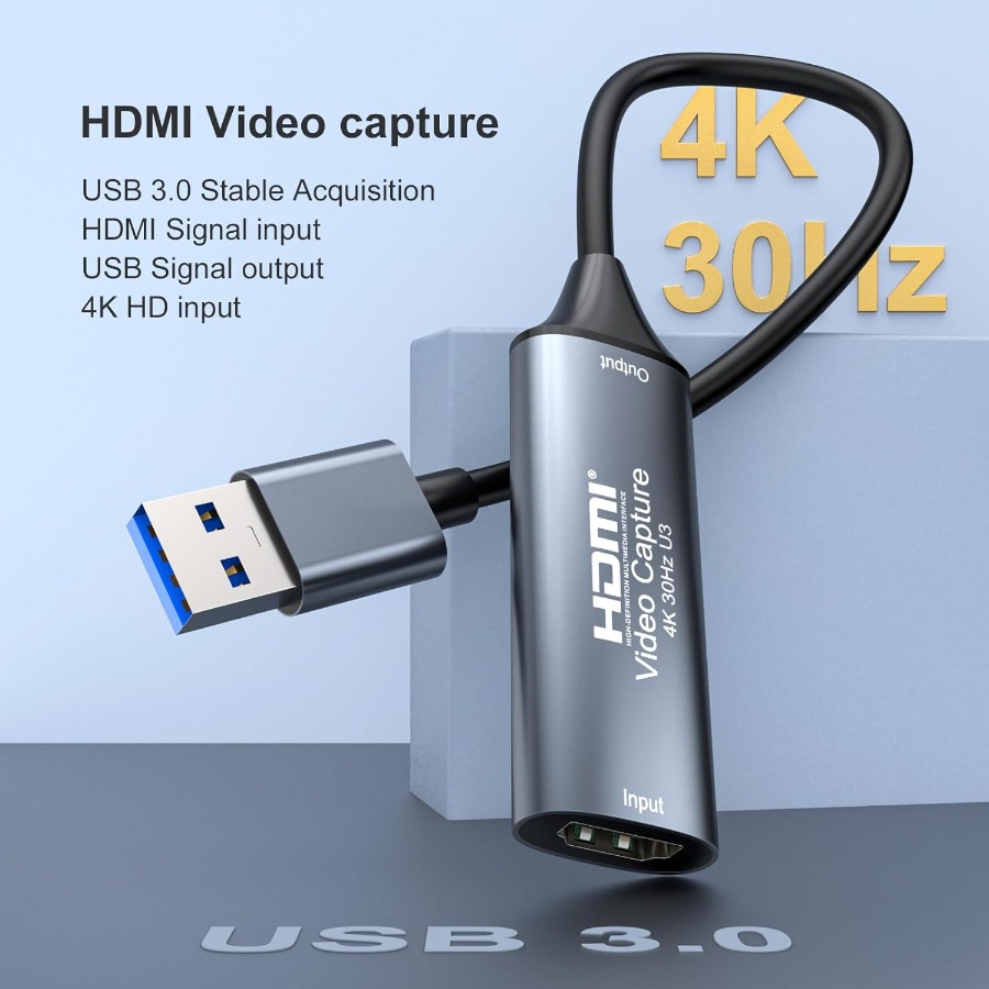 4K USB3.0/Type-C Video Capture - Capture Card Hdmi avaliação e preço