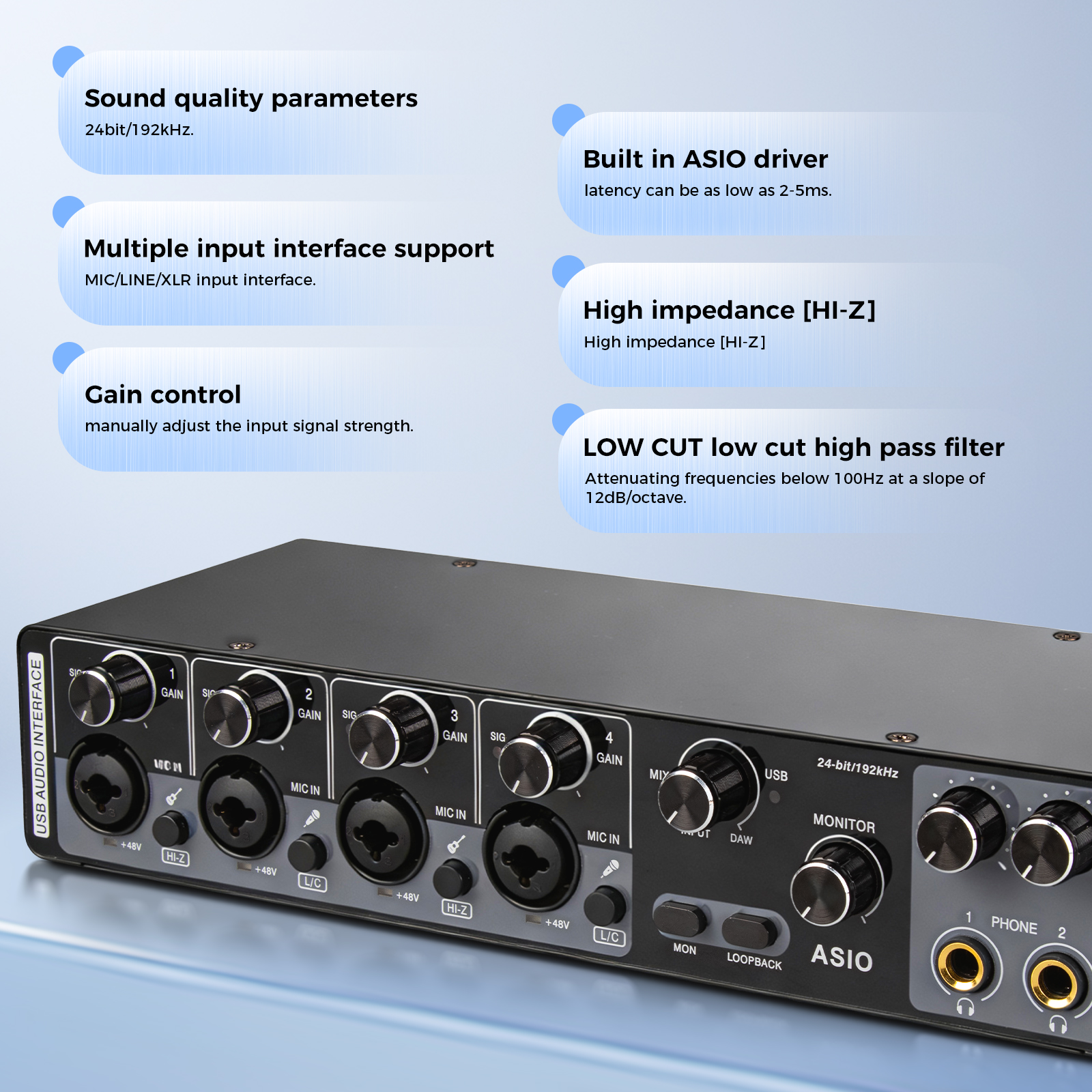 Factory Prices MQ44 Profession - Sound Card Usb avaliação e preço