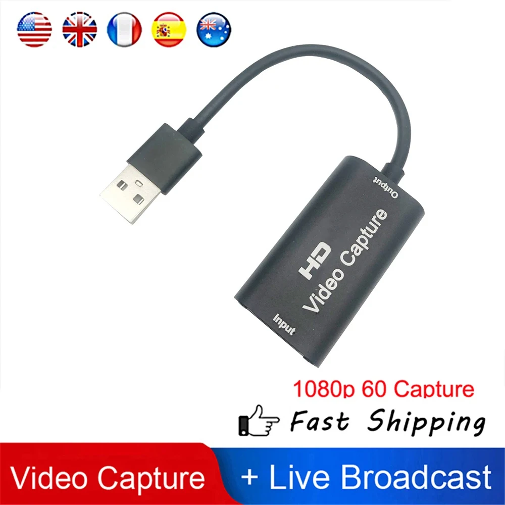 Mini HD 1080P HDMI-Compatible  - Capture Card Hdmi avaliação e preço
