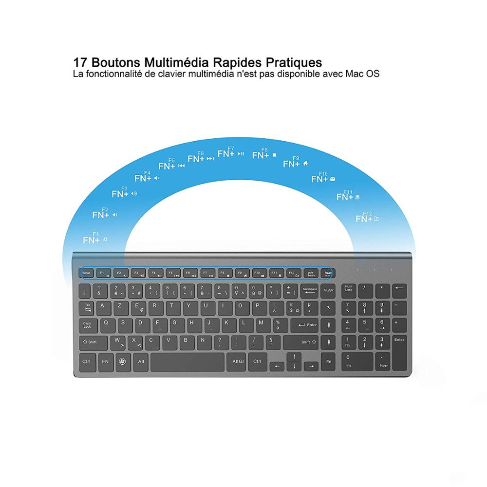 French keyboard wireless mouse - Imac Gaming Pc avaliação e preço
