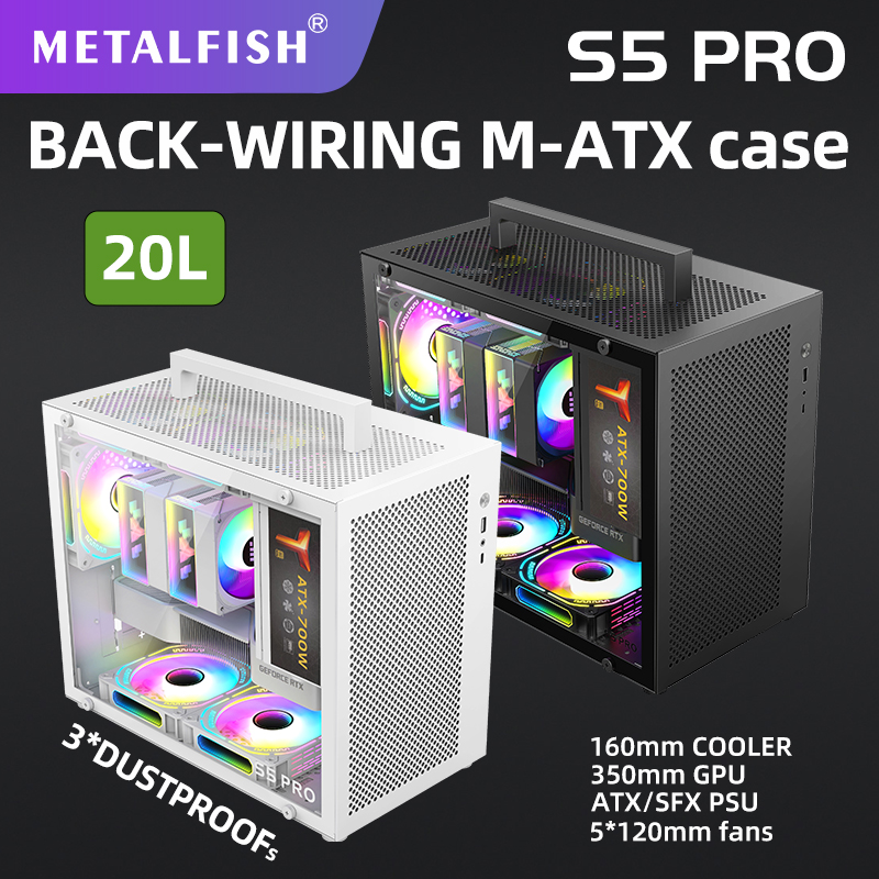 METALFISH S5 PRO 20L Computer  - Pc Gaming Water Cooling avaliação e preço