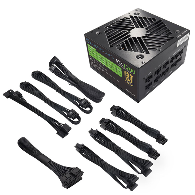 PCIE 5.0 1200W PC Power Supply - Pc Gaming Watt avaliação e preço