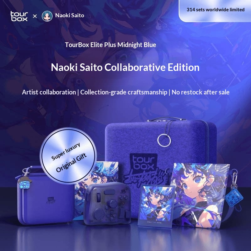 New TourBox Elite Plus Bluetoo - Pc Gaming Drawing avaliação e preço