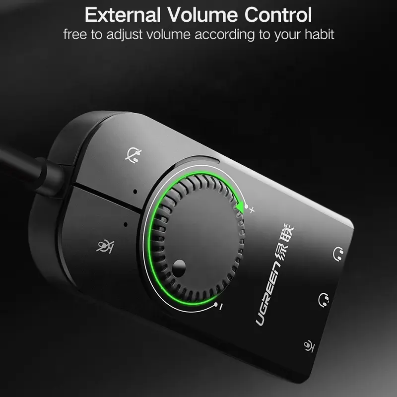 UGREEN USB Sound Card External - Sound Card Usb avaliação e preço