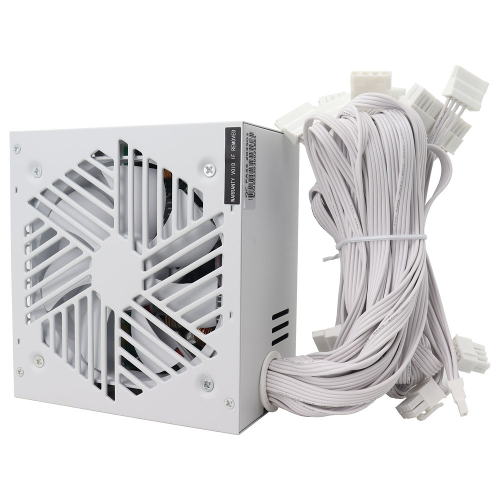 White 750W PSU PC Power Supply - Pc Gaming Watt avaliação e preço