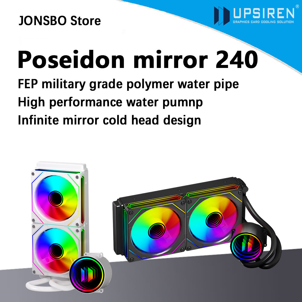 UPSIREN Poseidon mirror 240 24 - Pc Gaming Liquid Cooling avaliação e preço