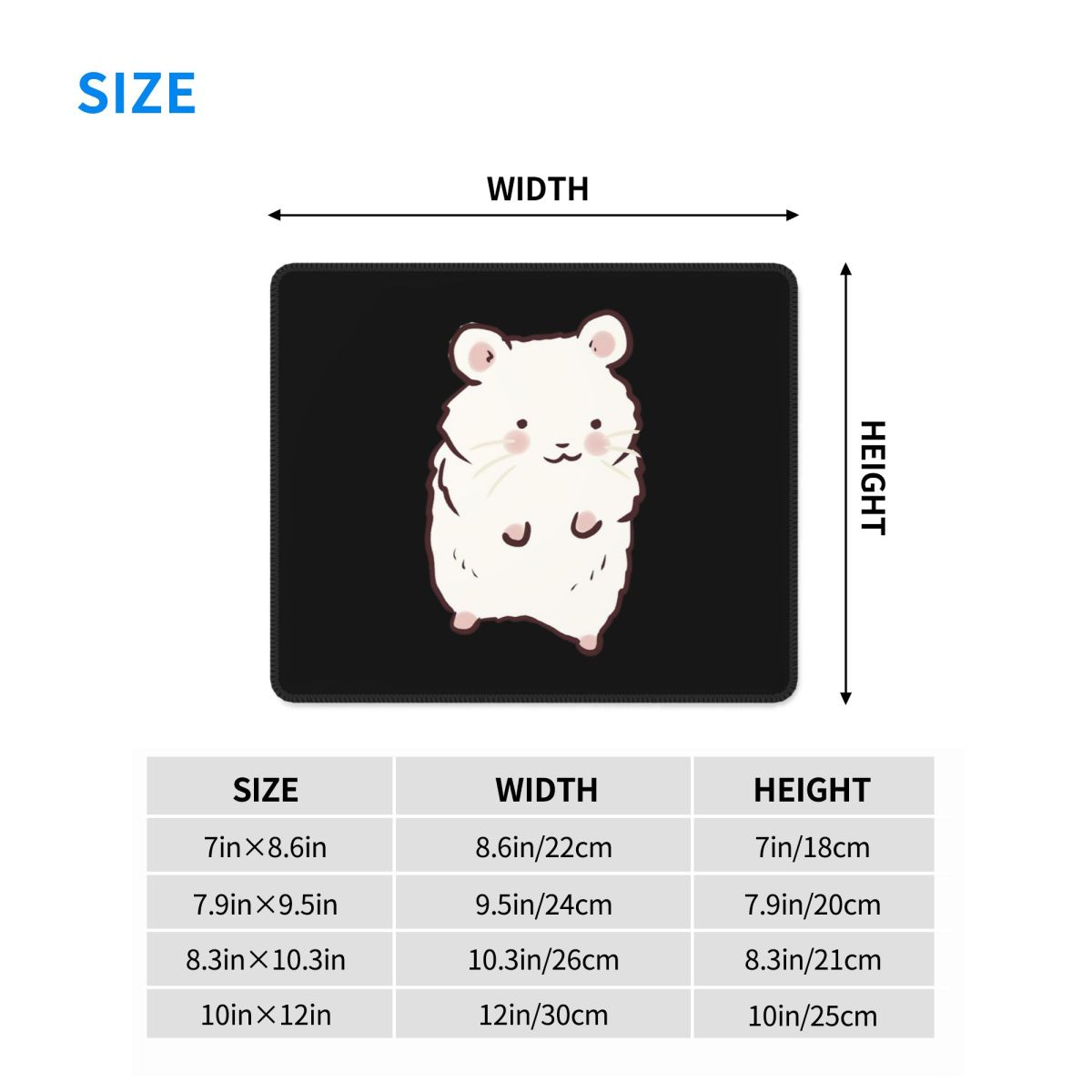 Multi-size Mouse Pad Cute Hams - Pc Gaming Drawing avaliação e preço